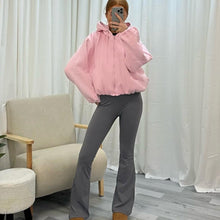 Load image into Gallery viewer, BUBBLE HEM BOMBER JACKET (5 COLOURS)