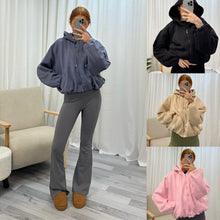 Load image into Gallery viewer, BUBBLE HEM BOMBER JACKET (5 COLOURS)