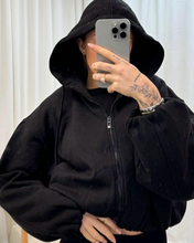 Load image into Gallery viewer, BUBBLE HEM BOMBER JACKET (5 COLOURS)