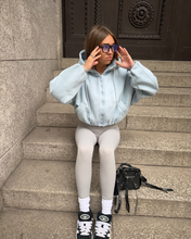 Load image into Gallery viewer, BUBBLE HEM BOMBER JACKET (5 COLOURS)