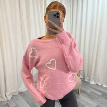 Load image into Gallery viewer, Woolly Heart Embroidered Jumper
