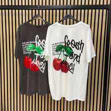 Load image into Gallery viewer, SLOGAN TEES (GRAFFITI CHERRY)
