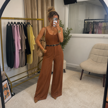Load image into Gallery viewer, JESSY Jumpsuit with Belt (UK 6-12)
