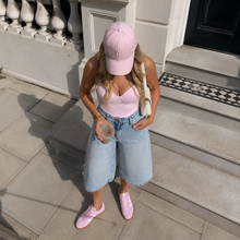 Load image into Gallery viewer, Stretch Denim Vintage Wash Jorts
