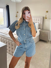 Load image into Gallery viewer, STRETCH DENIM PLAYSUIT (3 COLOURS)
