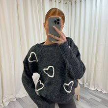 Load image into Gallery viewer, Woolly Heart Embroidered Jumper
