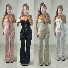 Load image into Gallery viewer, SHEER LACE JUMPSUIT (4 COLOURS)
