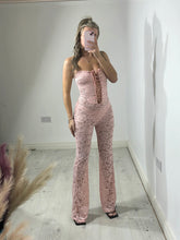 Load image into Gallery viewer, SHEER LACE JUMPSUIT (4 COLOURS)
