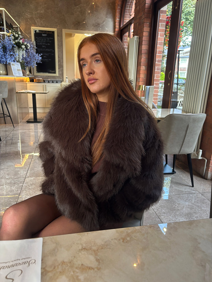 LUXE FAUX FUR COLLARD COAT (2 COLOURS)