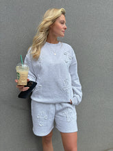 Load image into Gallery viewer, Cross Embroidered Shorts Tracksuits
