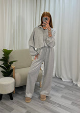 Load image into Gallery viewer, Extreme Soft Luxury Feel Hooded Tracksuit Set in Light Grey
