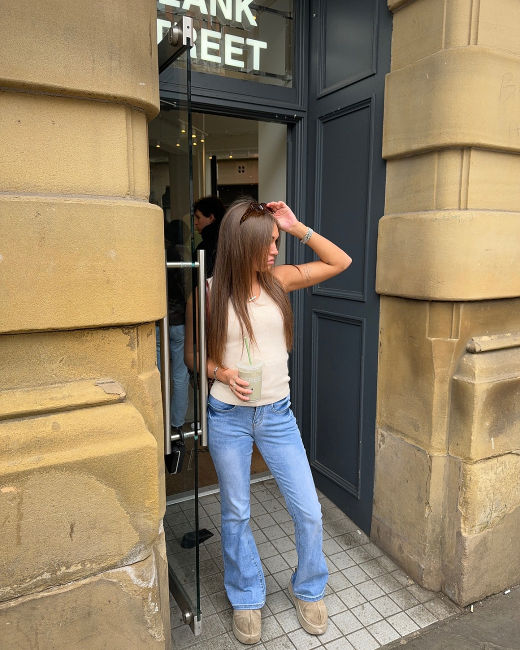FLARE BLUE DENIM JEANS