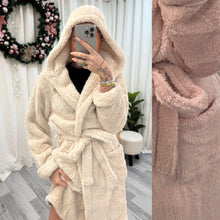 Load image into Gallery viewer, Christmas Gift Fluffy Dressing Gown (3 colours)
