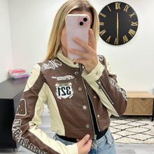 Load image into Gallery viewer, Motor Style Leather Jacket
