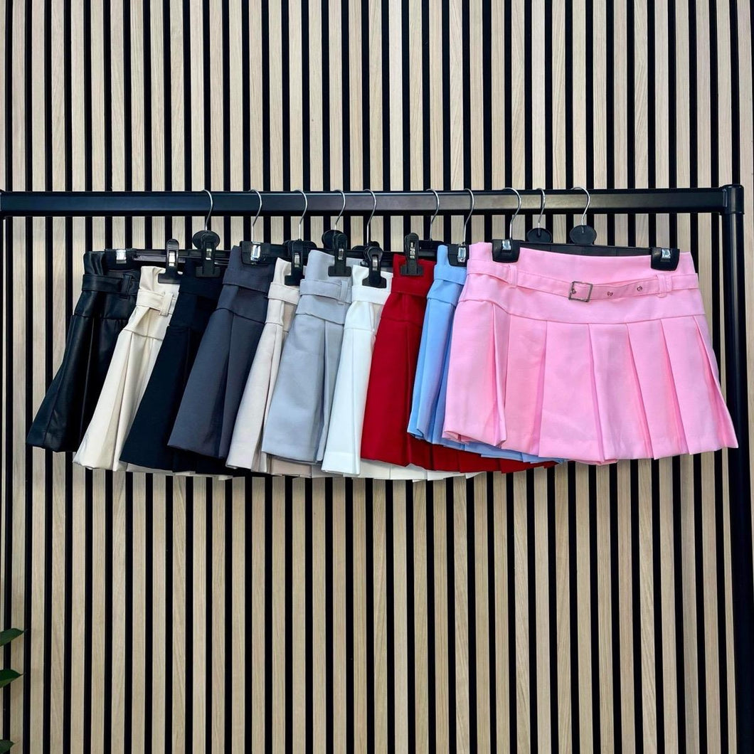 Pleated Skort